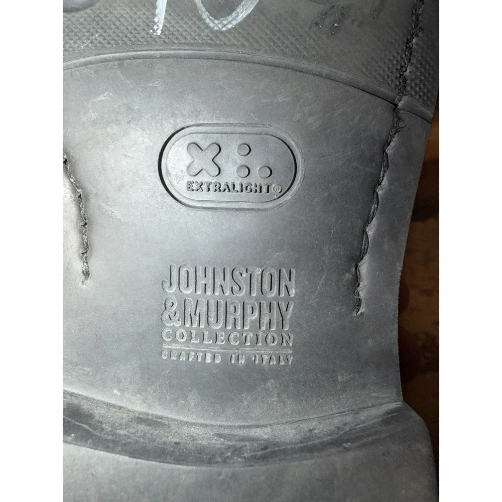 Johnston & Murphy Collection Italy Made Cormac Penny Loafers Size 10.5 Calfskin